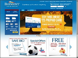 Web site www.baymontinn.com, Baymont Inn & Suites