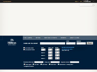 Web site www.hilton.com, Hampton Inn Jackson