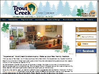 Web site www.troutcreek.com, Trout Creek Condominiums