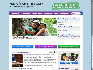Web site www.ymcastorercamps.org, YMCA Storer Camps